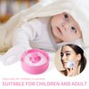 Arroyner 2Pcs Baby Body Cosmetic Powder Puff Body Powder Puff and Container Case (Pink and Blue) (2pcs)