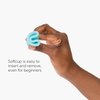 Softcup Menstrual Cup | Reusable Period Cup | Ultra-Soft Medical-Grade Silicone | Leak-Free, 12-Hour Wear | Made in The USA (Size 1)