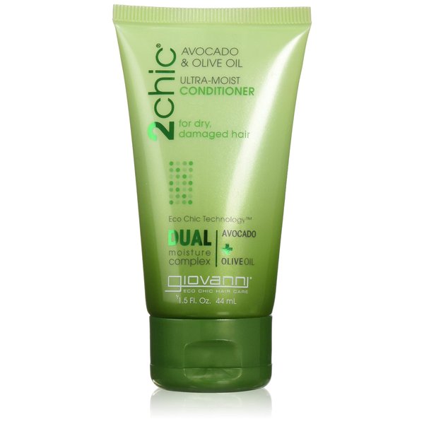 Giovanni Cosmetics 2Chic Conditioner Avocado & Olive Oil, 1.5 Ounce