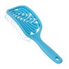 Tangols Gentle Detangler Hair Brush-100% Eco-Friendly Double Curved Straw Hair Brush w/Ultra-Soft Anti Knot Nylon Bristles for Adults,Kids All Hair Types (Blue)