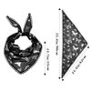 Molans Bandana Headband Chiffon Scarf Headbands - Hair Bandana Floral Hair Kerchief Print Hair Scarves Kerchief for Women