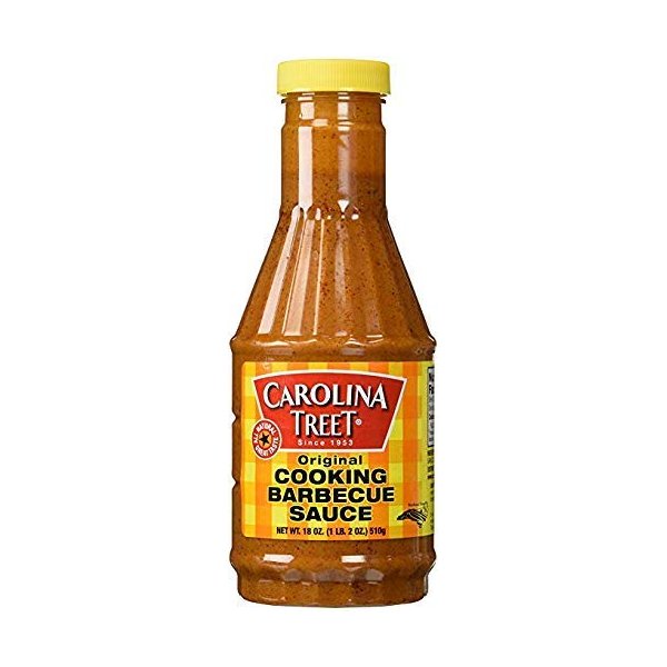 Carolina Treet Cooking Barbecue Sauce, Original Flavor, 18 Ounce - 2 Pack
