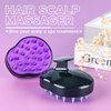 Scalp Massager Shampoo Brush, Scalp Scrubber with Soft Silicone, Scalp Massager for Stress Relax Hair Growth & Dandruff Removal, Shower Hair Brush for Scalp Exfoliator Hair 5 Pack (PINK+BLUE)
