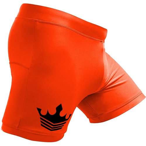 Meister MMA Crown Vale Tudo Fight Shorts - Orange - 34/35