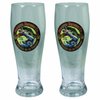 Rivers Edge Products Bass Pilsner Glass (Pack of 2), 24-Ounce