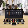 CeRaBuRET Barber Carrying Case with Lock, Hairdresser Tool Box Organizer Traveling Case, Professional Salon Hair Cutting Grooming Kit Storage Organizer for Clippers, Barber Supplies, Hair Stylist