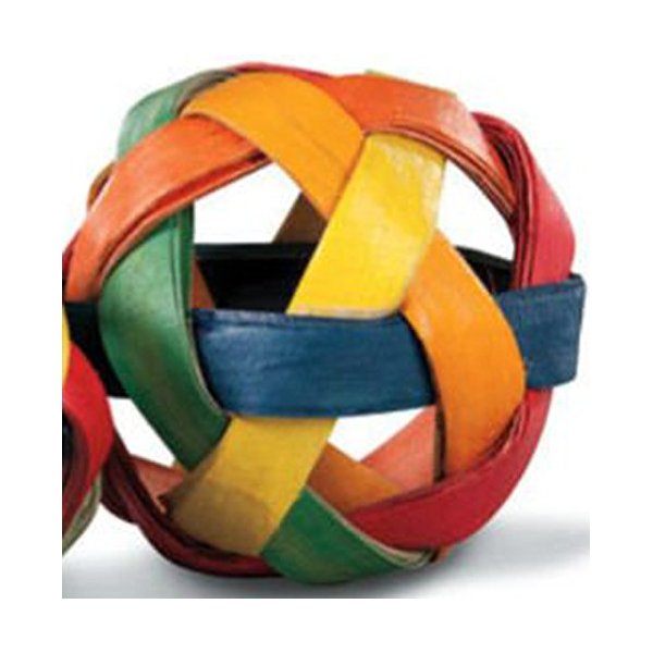 Bonka Bird Toys 03350 Woven 2" Ball, Parrot, Foot Talon Chew Forage Cage Toy, Amazon, African Grey, Pionus, and Similar