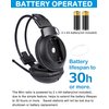 HanRongDa Radio Headphones Portable Stereo FM Radio with Best Reception, DSP Digital Personal Wireless Headset with Preset Stations, AA Battery Operated for Walking, Traveling, Jogging HRD-308