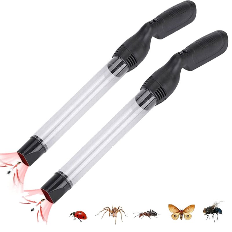 2 Pack Bug Vacuum Catcher,Spider Vacuum Cordless Insect Catcher Fly ...