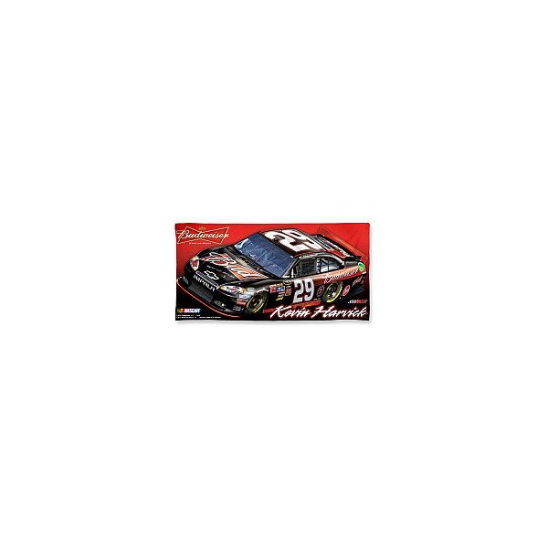 Nascar Kevin Harvick #29 Budweiser 30"x60" Beach Towel