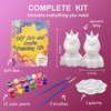 GODLIY 2PCS Paint Your Own Unicorn Night Light Art Kit,Arts and Crafts for Kids Ages 4-8,Unicorn Toys for Girls Painting Kit Unicorn Gifts for Kids 4 5 6 7 8 9 10 11 12+