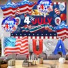 4th of July Independence Day Balloons Decorations, 16" USA Letter Banner, 18 Inch Foil Balloons, American Flag Balloons Star balloons Patriotic Party Decorations American Memorial Day Party Supplies