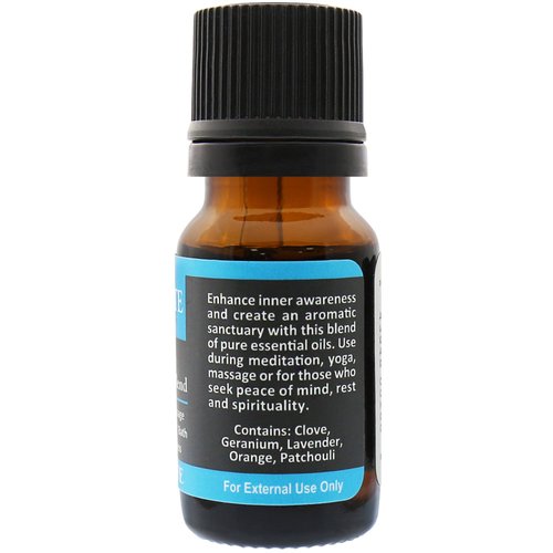 Plantlife Meditate Aromatherapy Essential Oil Blend - Straight from The Plant 100% Pure Therapeutic Grade - No Additives or Fillers - Made in California 10 ml