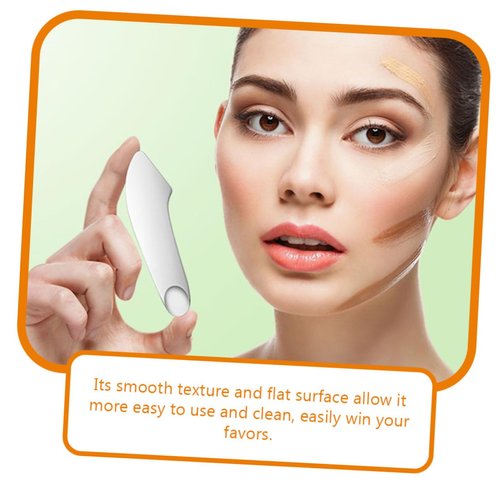 Beavorty Makeup Spatula Foundation Shovel Toning Stick Stainless Steel Liquid Foundation Scraper Makeup Tool (handheld Foundation Shovel Set Mirror Light Stainless Steel Mix
