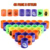LOKIPA 48PCS Halloween Coil Springs for Kids, Mini Slinky Party Favors Halloween Spring Toys Halloween Treat Bags Gifts for Kids