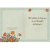 Get Well Butterfly Floral 5 x 7 Inch Set of 12 Greeting Cards Assortment with Envelopes