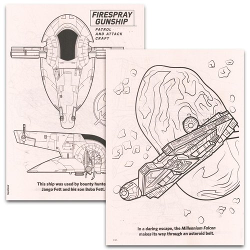 Star Wars Coloring Books for Kids - Bundle with 2 Star Wars Droids Coloring Book Feat. C3PO, R2D2, BB8 Plus Stickers, More | Star Wars Activity Set for Boys and Girls