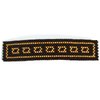 Modern Brown Barrette Bronze Colored Tribal Enthnic Boho Beaded Hair Clip for Women