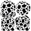 durony 32 Pieces Cow Print Party Supplies Include 16 Cow Print Napkins 16 Party Plates Cow Farm Theme Party Decorations for Birthday Party, Baby Shower, Dinnerware