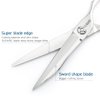 Barber Scissors Hair Scissors Hair Shears Professional Haircut Scissors 6 Inch 440c Barber Shears Sharp Hair Cutting Scissors KINSARO