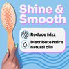 Wet Brush Go Green Coconut Oil Infused Detangling Hair Brush - Pain-Free Ultra-Soft Detangler Bristles Glide Through Tangles with Ease - Protects Against Split Ends