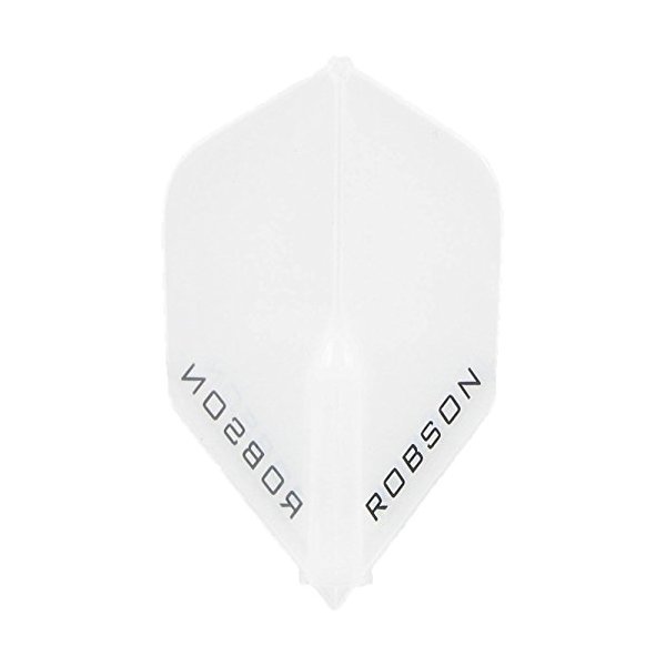 PerfectDarts 1 x Set Robson Plus Rigid Dart Flights Standard Shape Clear