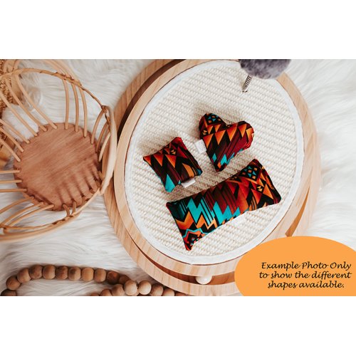 Baseball Catnip Pillow Toy Kicker. Made with Organic Catnip (Square) (Heart)