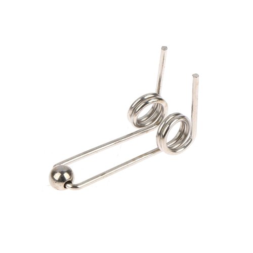 SeroNi10Pcs Wire Diameter 1.2mm Curling Iron Replacement Double Return Torsion Spring Hair Curling Rod Accessories (Size : 26mm)