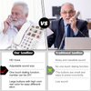 Landline Phone, Big Button Phone for Seniors, Telephone Can One-Touch Dialling with 9 Piction, Suitable for People with Vision Disorders/Hearing Damage, Corded Phone Can Be Used for Home, Office