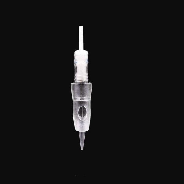 10 PCS Intelli Needle Cartridge For Intelli Digital Permanent Make Up Machine - Tattoo Needles (Membrane Needle Cartridge, 1RL .35mm)