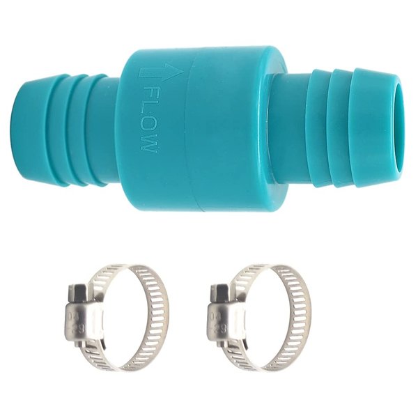 1 1/8 inch Check Valve, 1 1/8 inch Marine Bilge Pump Check Valve, 1 1/8" in-line one Way Valve, 1 1/8" Non Return Valve