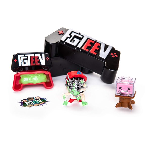 FGTeeV Controller Combo Pack, Mystery Toy, Collectible Mystery Figure, Micro STAX Figure, Putty, Vinyl Stickers, Unboxing, Kids Toy, Ages 3 Years and Up