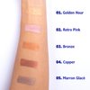 La Crique - Cream Eyeshadow & Highlighter - Infused with Hyaluronic Acid + Calendula Flower - LightWeight Cream Makeup and Skincare - 99% Natural Ingredients - Vegan Make Up - 05 Marron Glacé