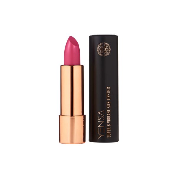 YENSA Super 8 Vibrant Silk Lipstick with Semi-Glossy Finish, High Pigmentation, Long-Lasting Color (Vivid)