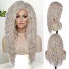 GNIMEGIL Curly Blonde Wig for Women Long Curly Wig Natural Wave Hair Realistic Wigs for White Women Cosplay Party Theater Costume Wig