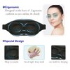 3D Sleep Mask, Contoured Cup Night Blindfold, Comfortable & Super Soft Sleep Eye Mask with Adjustable Straps for Women, Men, Sleeping Travel Yoga Naps (Leopard Print)