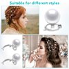 30PCS Mini Pearl Hair Clips, Brides Pearl Hair Accessories, Pearl Wedding Hair Pins, Bridal Hair Accessories Claw Cilp, White Pearl Hair Pins for Brides Bridesmaid Women for Wedding Parties Daily Use