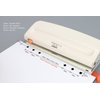 Bira Craft Adjustable 6 Hole Punch, Off White, 8 Sheet Capacity, Mini/Pocket A3/ A4 / A5 / A6 / Agenda/Personal/Deskfax, Performance Guaranteed