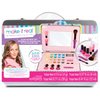 Make It Real: Just BeYouTiful! Mega Cosmetic Set - 29pcs, 6 Collections, Nail Accessories, Body Glitter, Eye Shadow, Lip Gloss, Girls & Kids Ages 8+