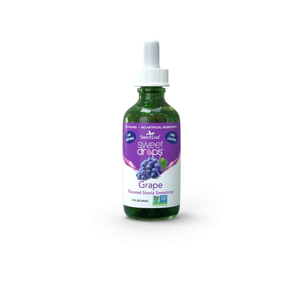 SweetLeaf Sweet Drops Liquid Stevia Sweetener, Grape, 2 Ounce