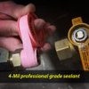 PROCURU 10-Pack 1/2" x 520" Professional Grade Pipe Thread Sealant 4-Mil Pink PTFE Plumbing Teflon Tape, for Water and Gas