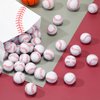 100 Pack Mini Foam Baseballs Bulk for Sport Party Stress Relief Foam Baseballs Small Soft Baseballs for Birthday Game Party Supplies Favors, 1.18 Inch