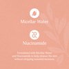 Nature Love Deep Clean Face Wash + Makeup Remover | Micellar Water & Niacinamide | Cleanse Without Stripping Essential Moisture | Paraben Free, Cruelty Free, Made in USA (6 Fl Oz)