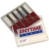 Anytime Tools 3/16" Diamond Chainsaw Sharpener Burr 1/8" Shank, 4 Pack