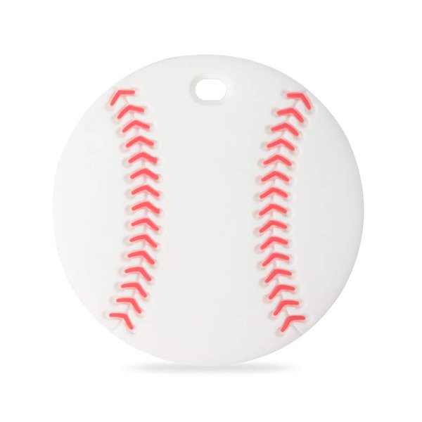 Baby Sport Teething Toys,BPA Free Food Grade Silicone Teether,Highly Effective Pain Relief for Boy and Girl,Freezer Safe Teething Egg (Baseball)