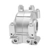 Aluminum Alloy RC Car Front Gearbox,Gear Box for Losi Baja Rey 1/10 RC Car (Silver)