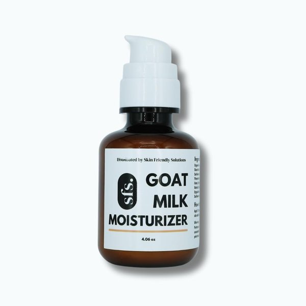 Skin Friendly Solutions Goat Milk moisturizer face cream with Organic Honey, Aloe Vera and Coconut Oil - organic and all natural lotion goats milk lotion for women
