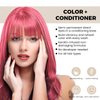 Luxecolors Depositing Hair Dye Conditioner, Semi Permanent Reflesh Hair Color Conditioner, Non-foaming Hair Coloring, Cruelty-free 5.28 fl.oz, Light Pink