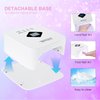 LKE UV Nail Lamp, 86W Rechargeable Cordless UV Light for Gel Nails, Curing Nail Light with 30Pcs Lamp Beads, Professional Led Nail Lamp with 4 Timer Setting and Auto Sensor for Salon and Home (White)