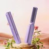 FA FIGHTART Rechargeable Mini Hair Straightener Cordless Heating Comb USB Portable Travel Heat Brush